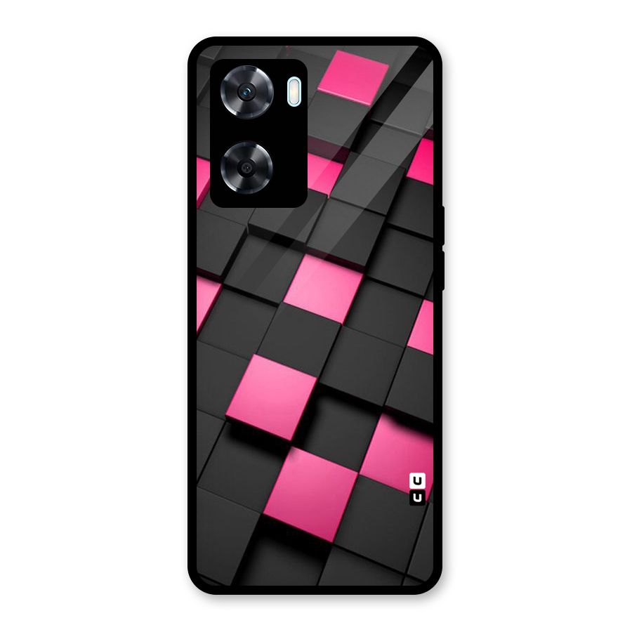 Blocks Diagonal Glass Back Case for Oppo A77