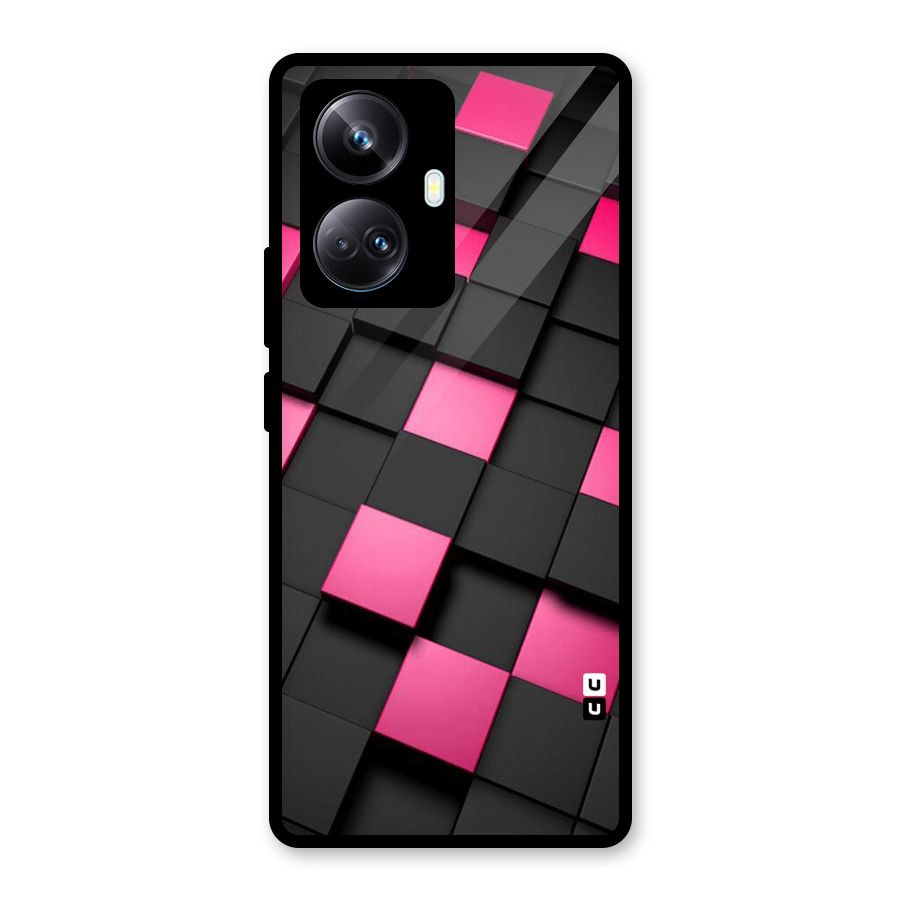 Blocks Diagonal Glass Back Case for Realme 10 Pro Plus