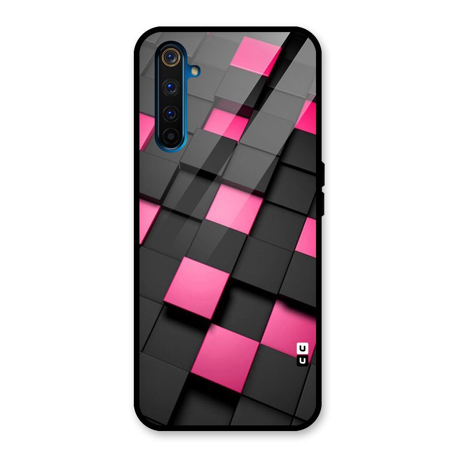 Blocks Diagonal Glass Back Case for Realme 6 Pro