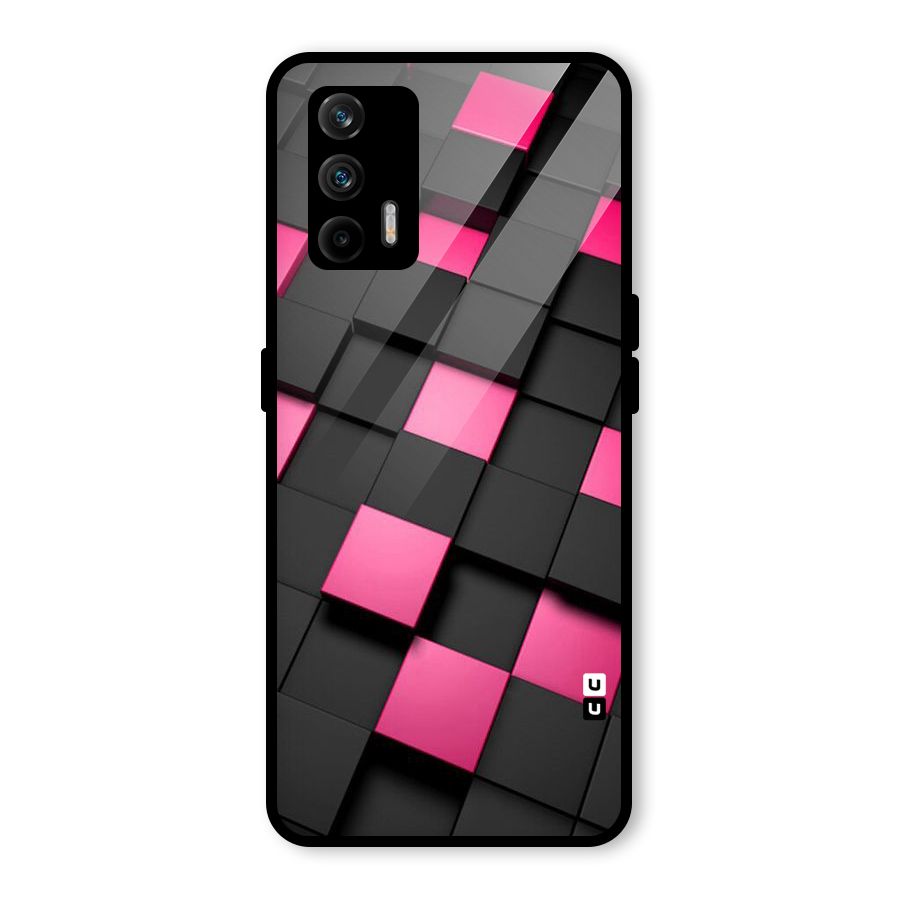 Blocks Diagonal Glass Back Case for Realme GT 5G