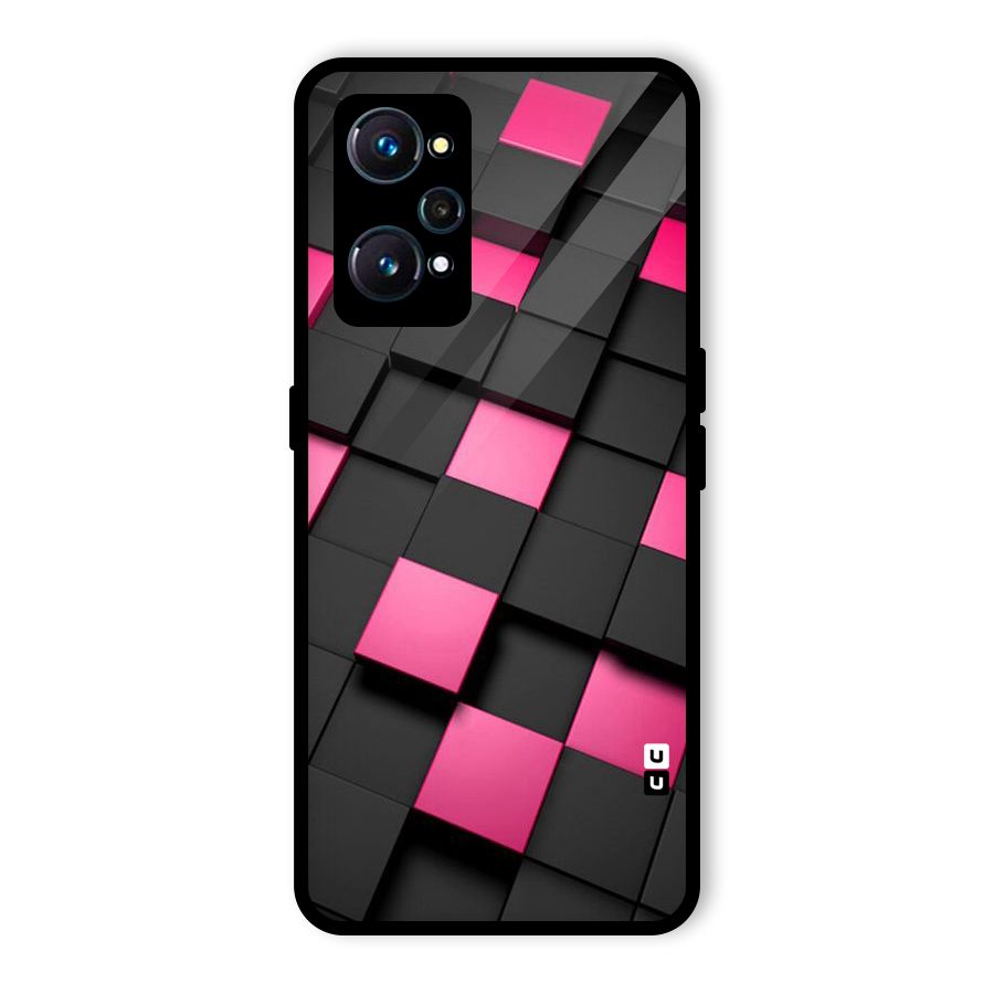 Blocks Diagonal Glass Back Case for Realme GT Neo2