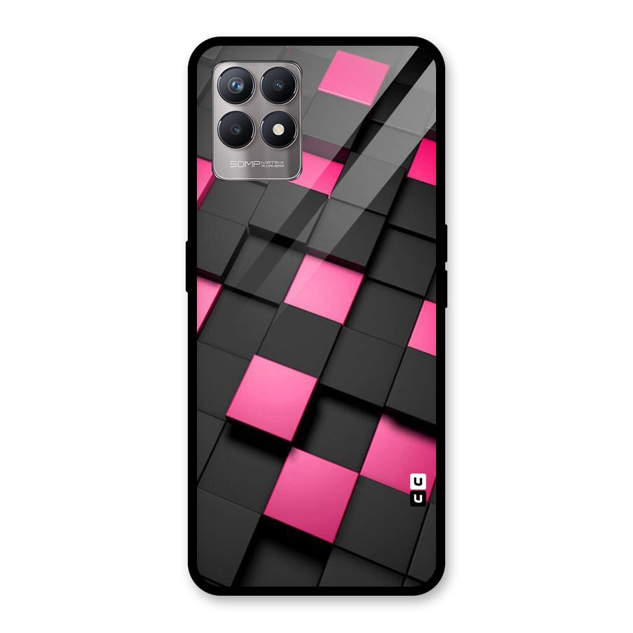 Blocks Diagonal Glass Back Case for Realme Narzo 50