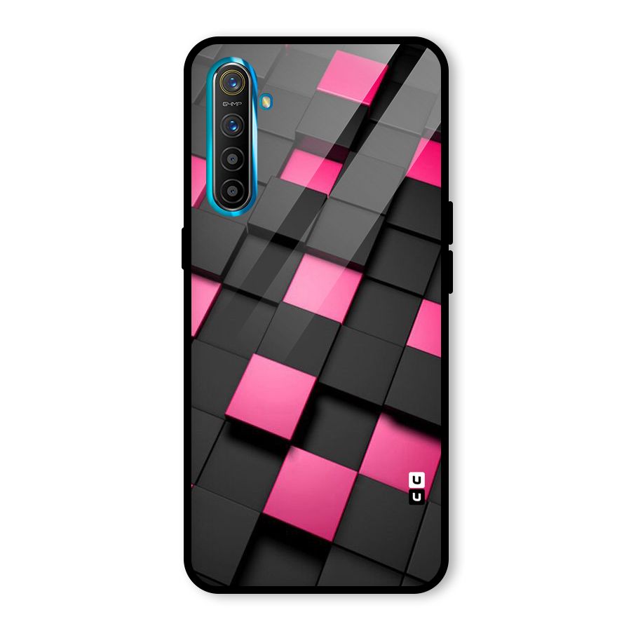 Blocks Diagonal Glass Back Case for Realme X2