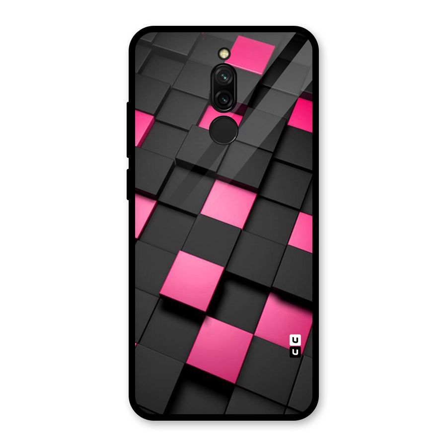 Blocks Diagonal Glass Back Case for Redmi 8