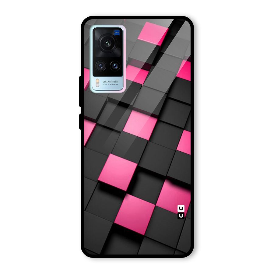 Blocks Diagonal Glass Back Case for Vivo X60