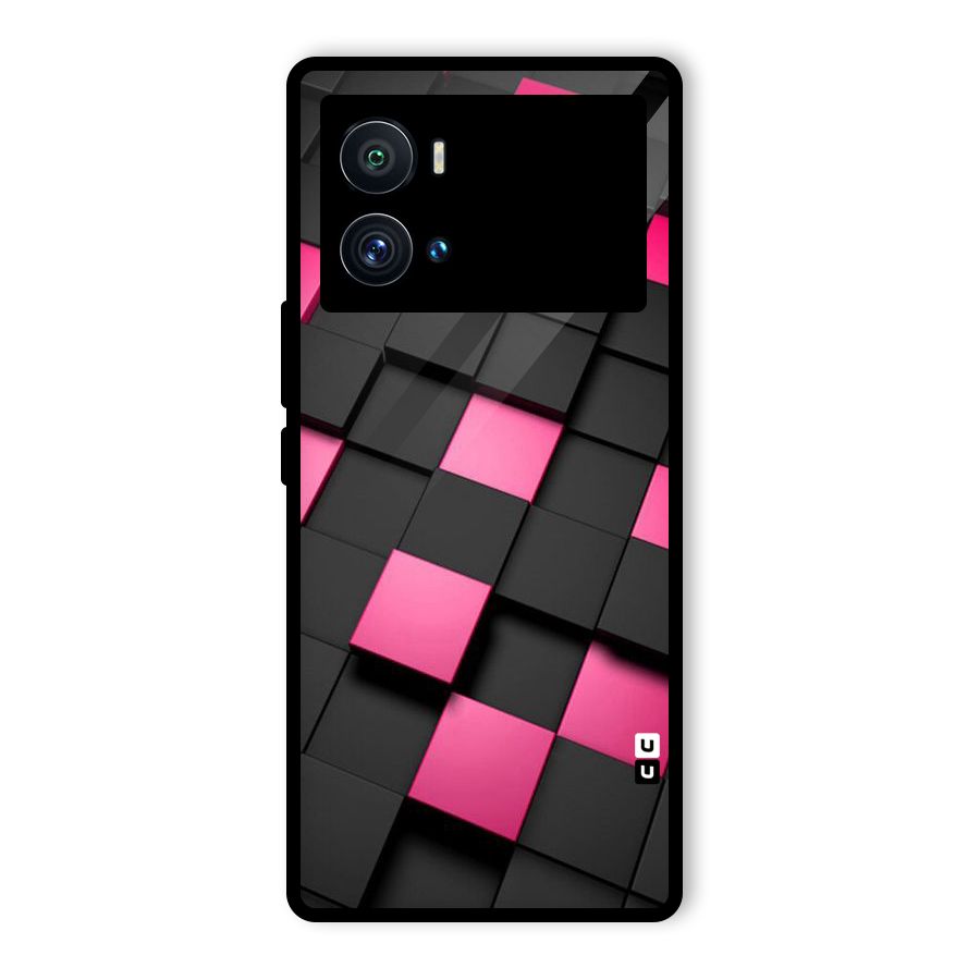 Blocks Diagonal Glass Back Case for Vivo iQOO 9 Pro