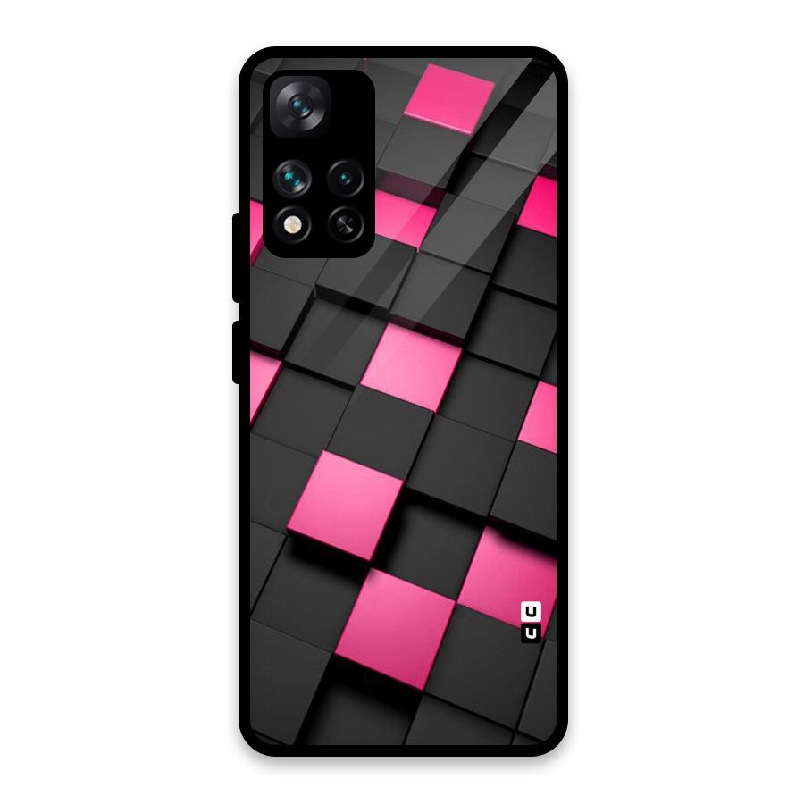 Blocks Diagonal Glass Back Case for Xiaomi 11i HyperCharge 5G