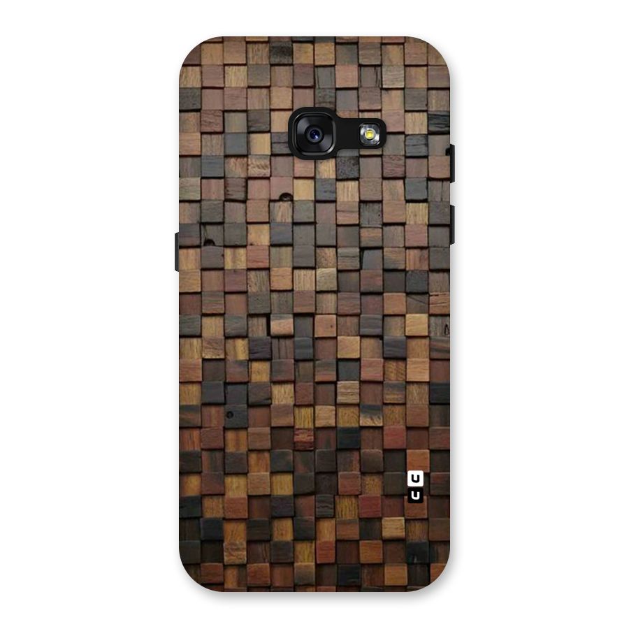 Blocks Of Wood Back Case for Galaxy A3 (2017)
