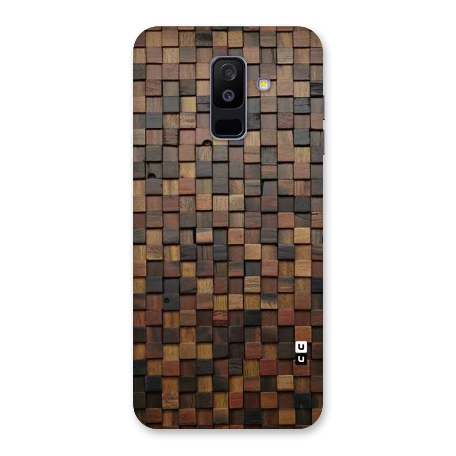 Blocks Of Wood Back Case for Galaxy A6 Plus