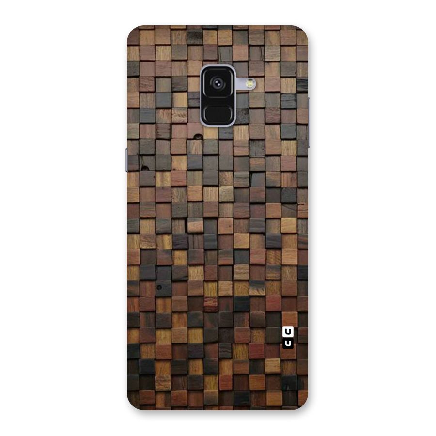 Blocks Of Wood Back Case for Galaxy A8 Plus