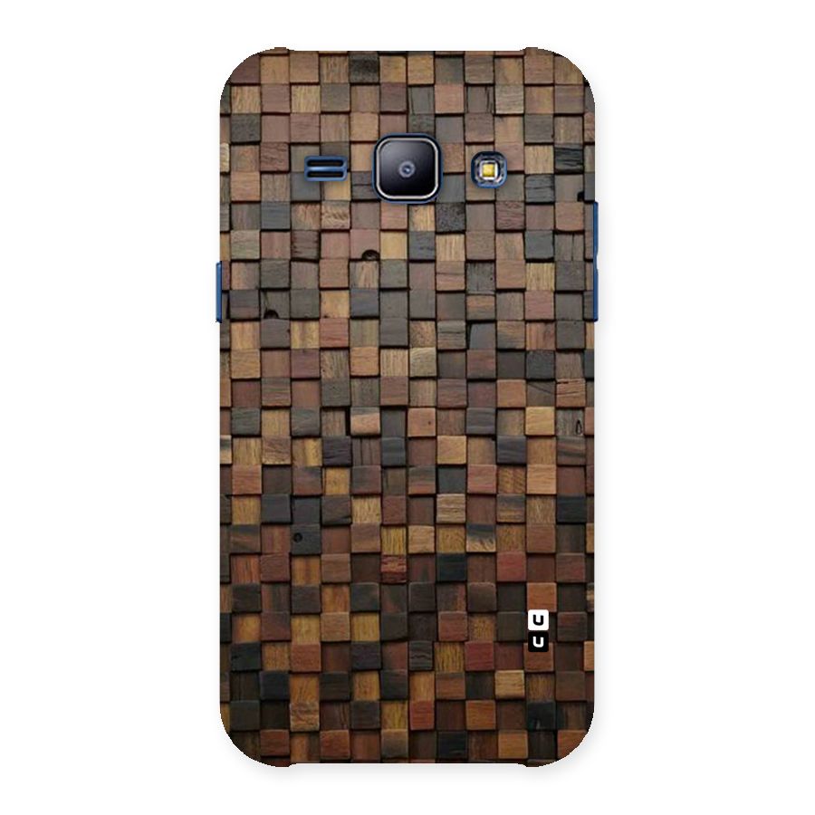 Blocks Of Wood Back Case for Galaxy J1