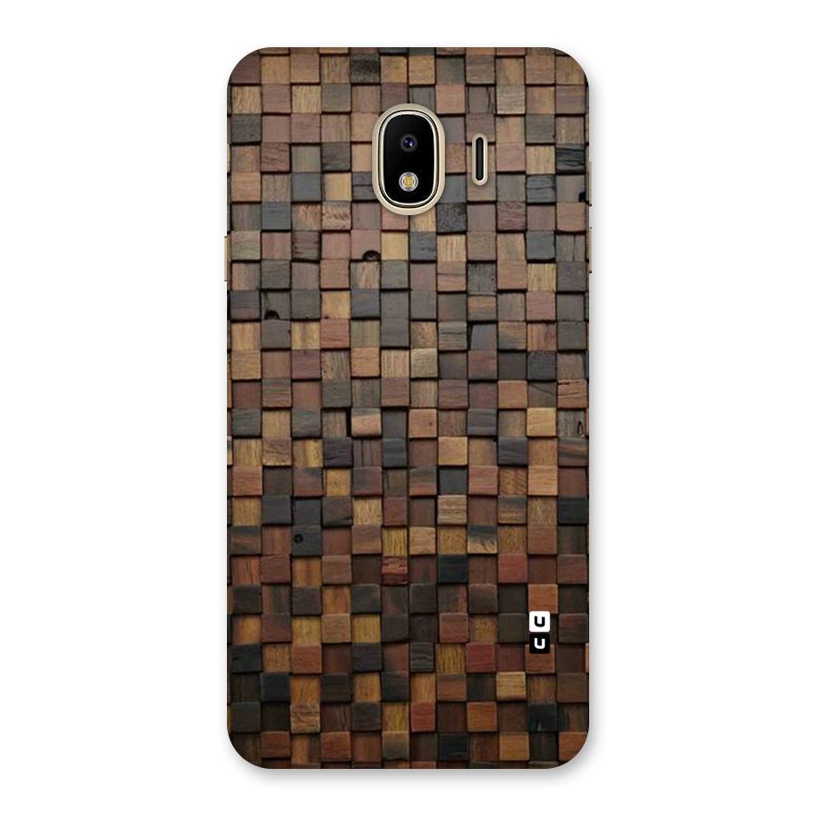 Blocks Of Wood Back Case for Galaxy J4