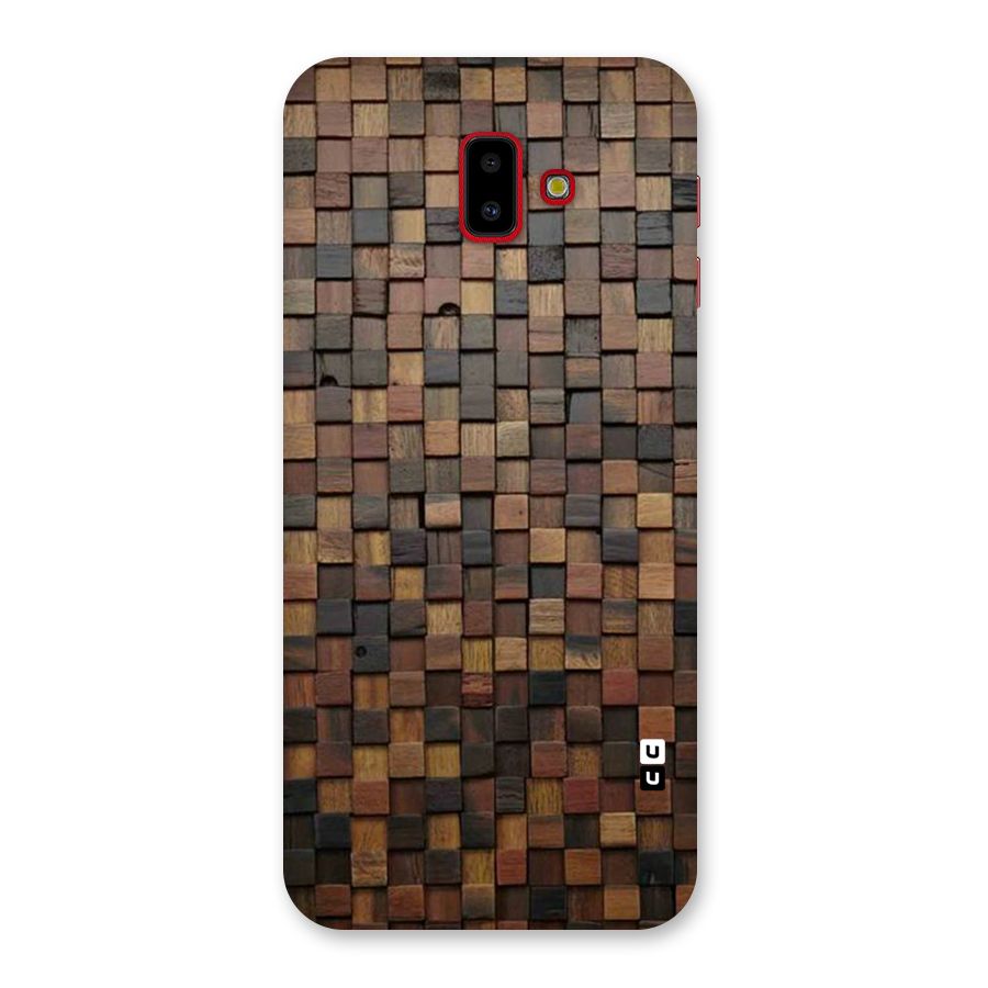 Blocks Of Wood Back Case for Galaxy J6 Plus