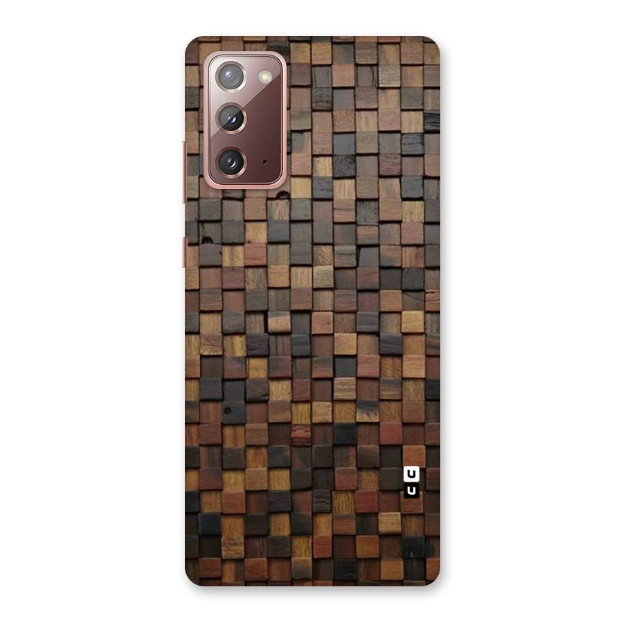 Blocks Of Wood Back Case for Galaxy Note 20