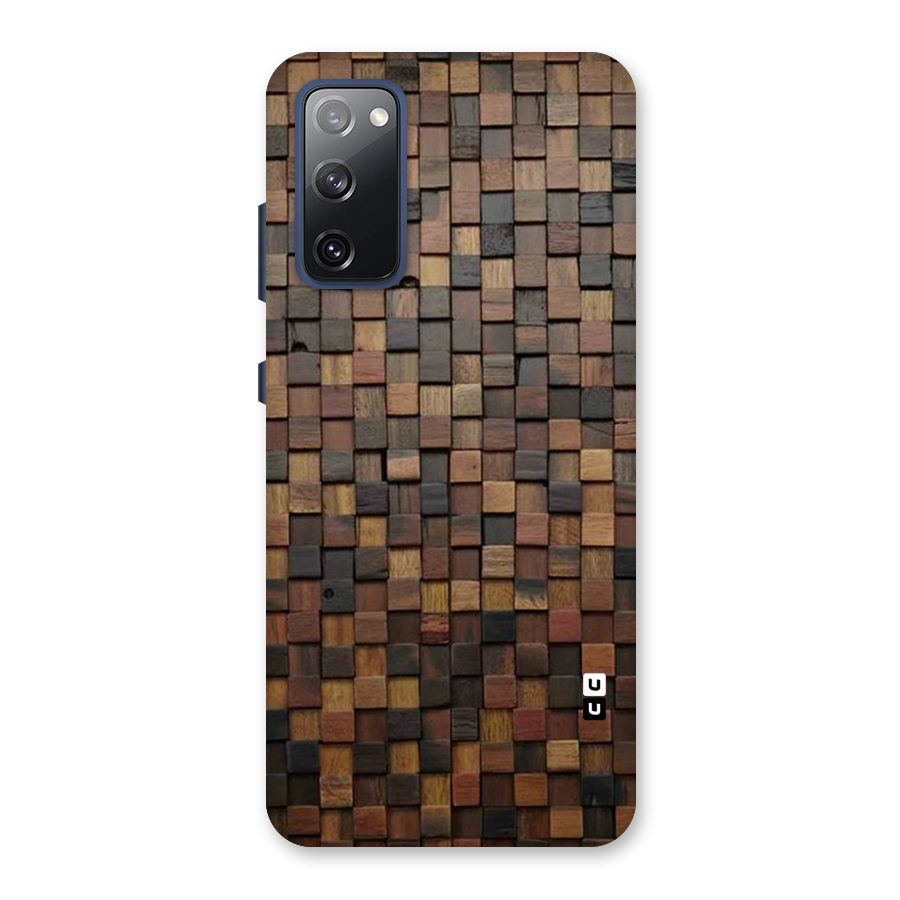 Blocks Of Wood Back Case for Galaxy S20 FE