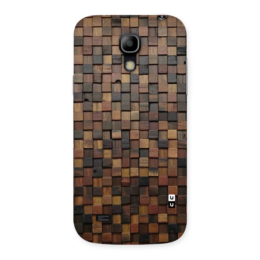 Blocks Of Wood Back Case for Galaxy S4 Mini