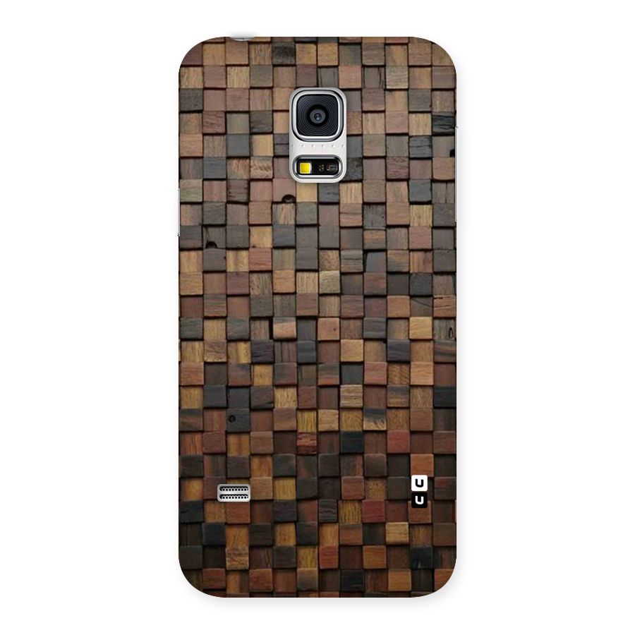 Blocks Of Wood Back Case for Galaxy S5 Mini