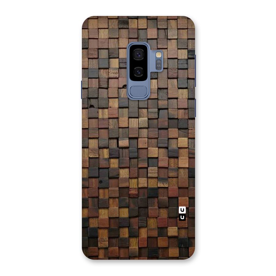Blocks Of Wood Back Case for Galaxy S9 Plus