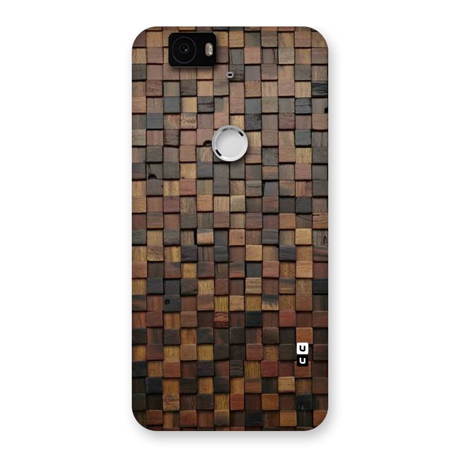 Blocks Of Wood Back Case for Google Nexus-6P
