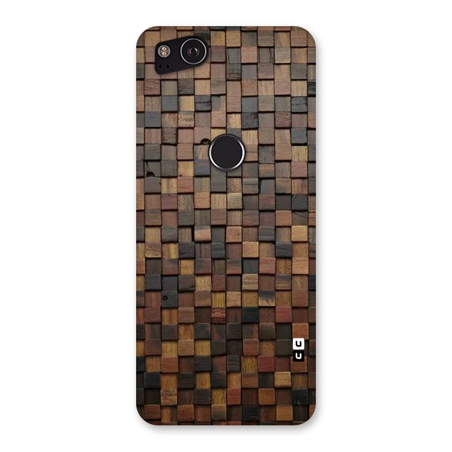 Blocks Of Wood Back Case for Google Pixel 2