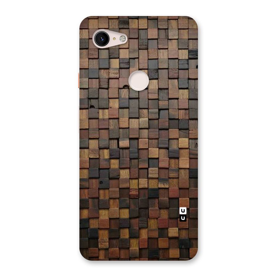 Blocks Of Wood Back Case for Google Pixel 3 XL