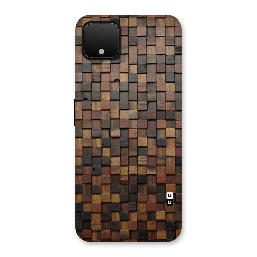 Blocks Of Wood Back Case for Google Pixel 4 XL