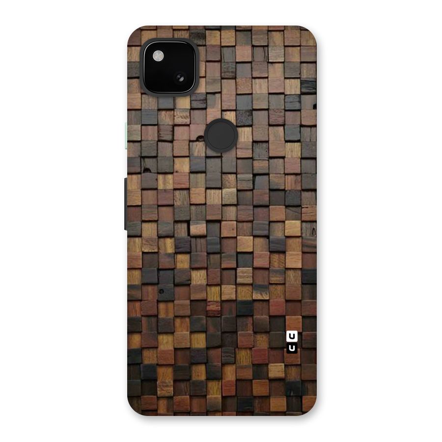 Blocks Of Wood Back Case for Google Pixel 4a