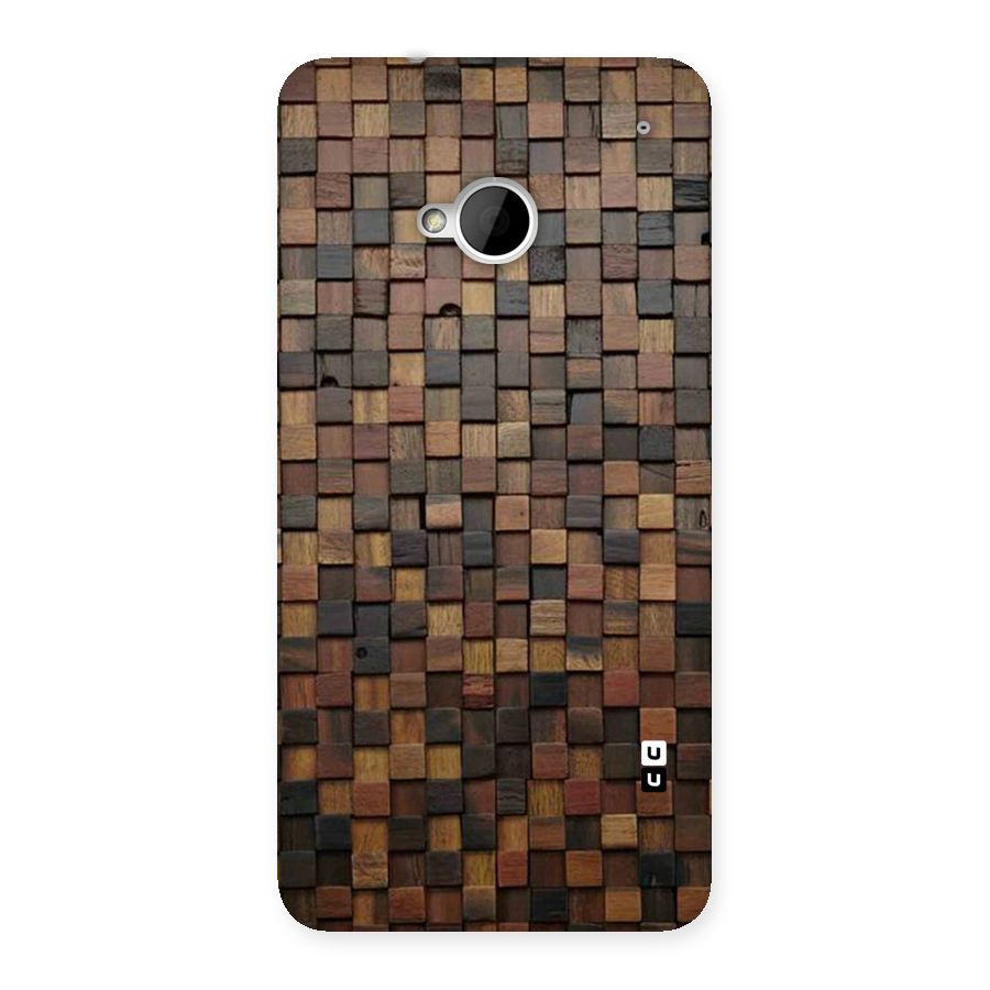 Blocks Of Wood Back Case for HTC One M7