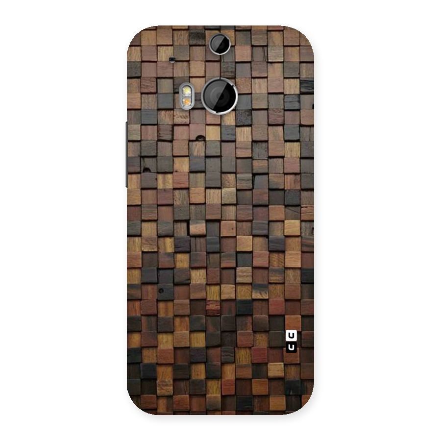 Blocks Of Wood Back Case for HTC One M8