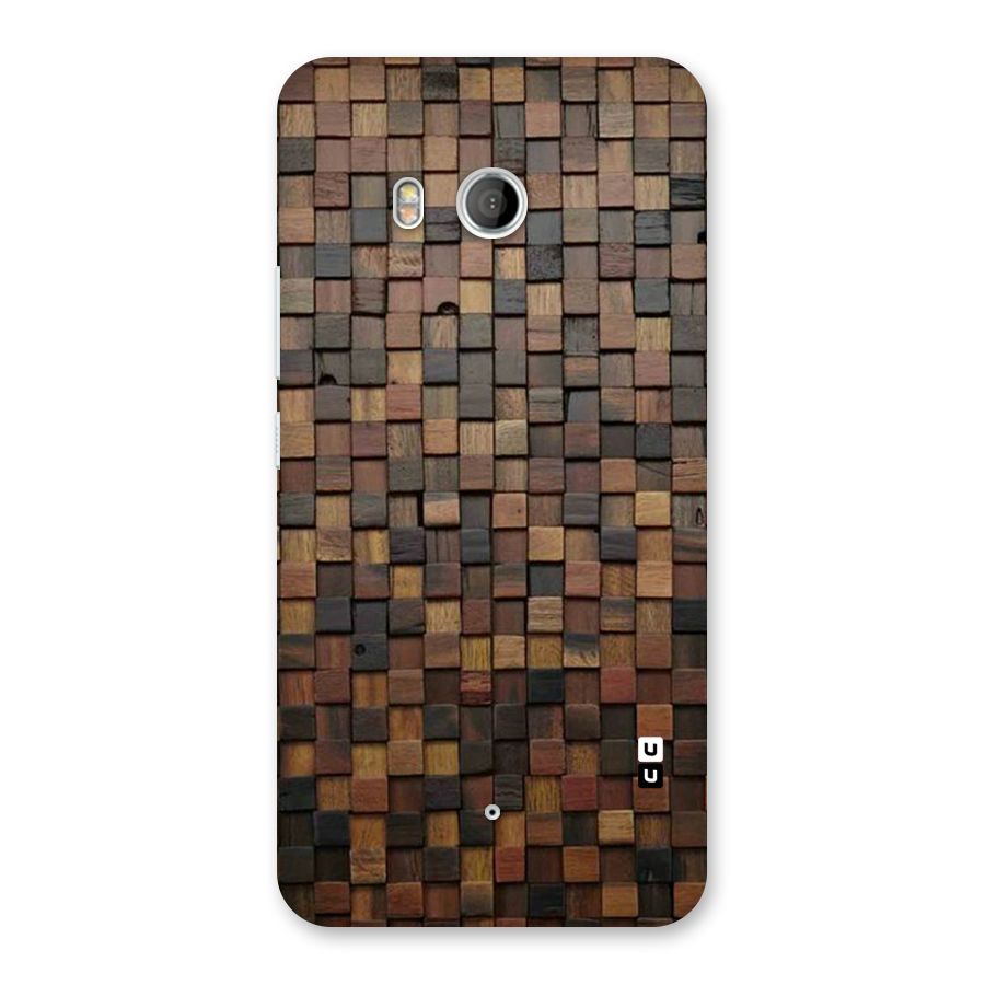 Blocks Of Wood Back Case for HTC U11