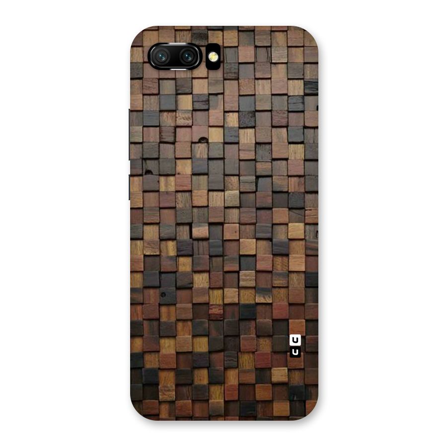 Blocks Of Wood Back Case for Honor 10