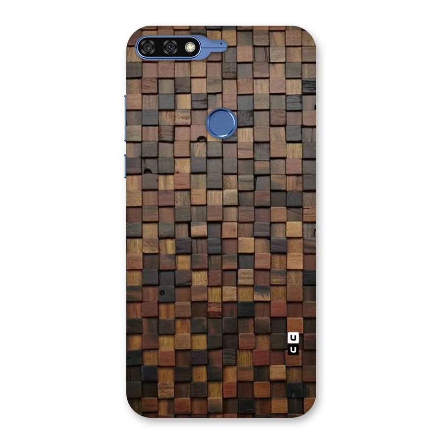 Blocks Of Wood Back Case for Honor 7C