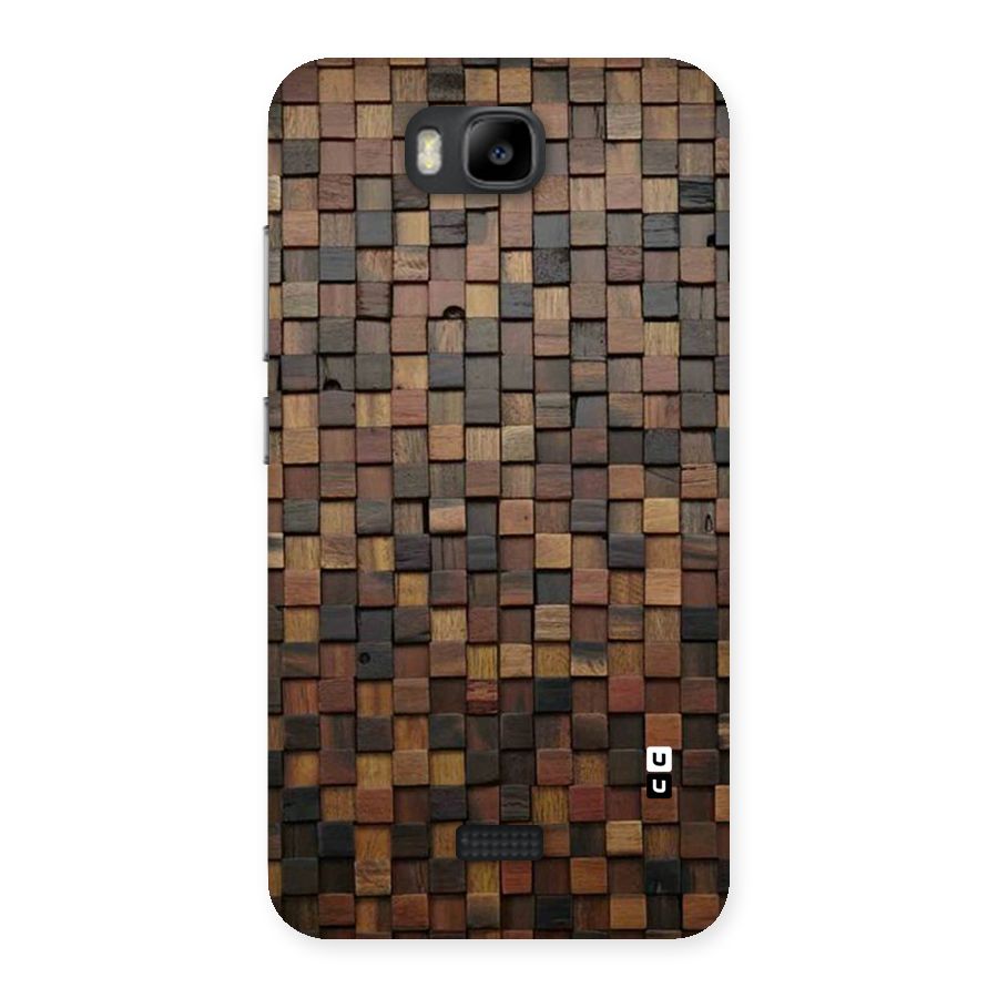 Blocks Of Wood Back Case for Honor Bee