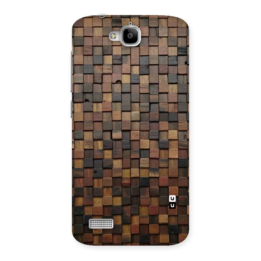 Blocks Of Wood Back Case for Honor Holly