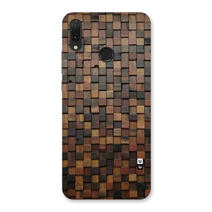 Blocks Of Wood Back Case for Huawei Y9 (2019)