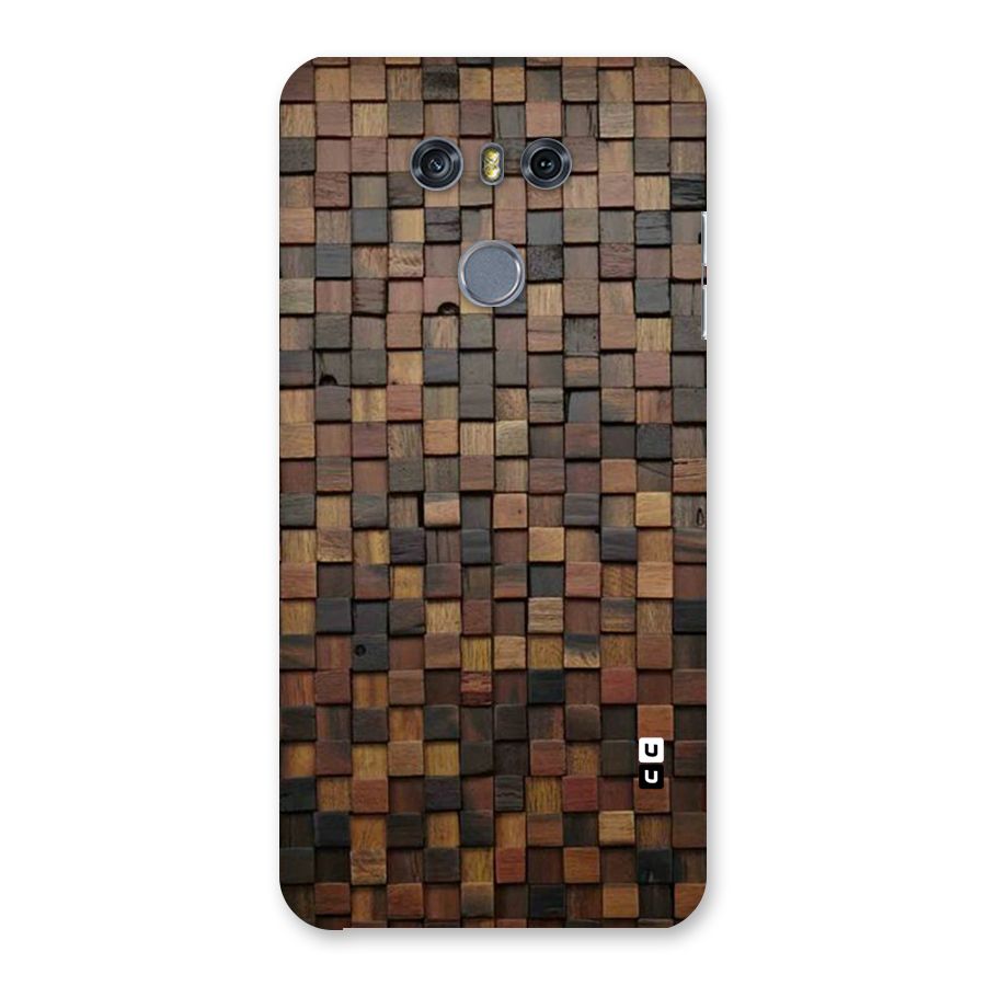 Blocks Of Wood Back Case for LG G6