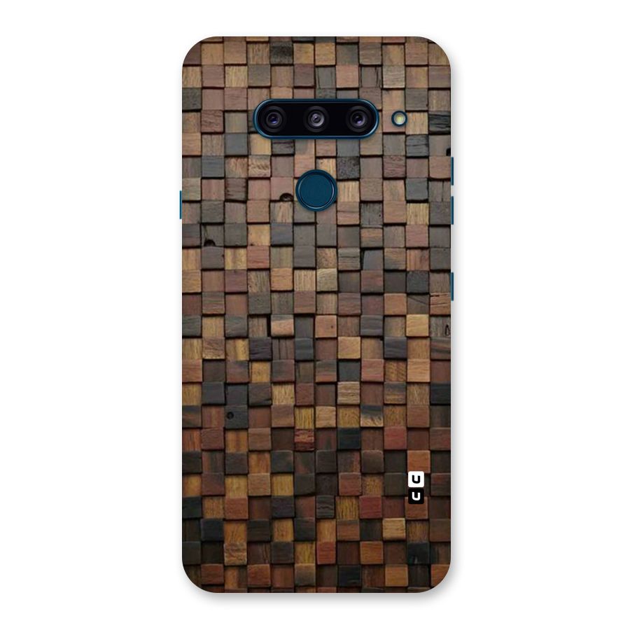Blocks Of Wood Back Case for LG  V40 ThinQ