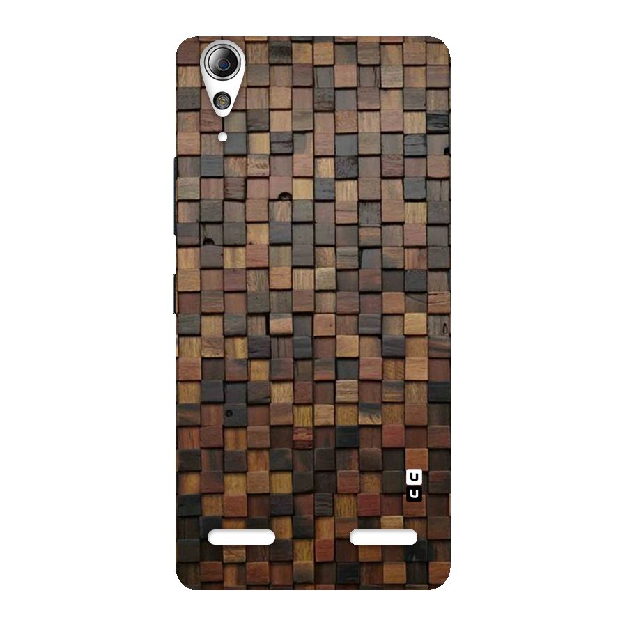 Blocks Of Wood Back Case for Lenovo A6000 Plus