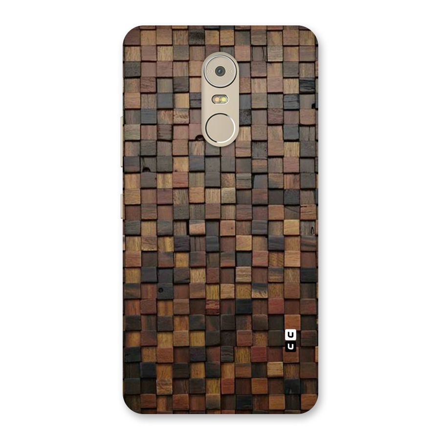 Blocks Of Wood Back Case for Lenovo K6 Note