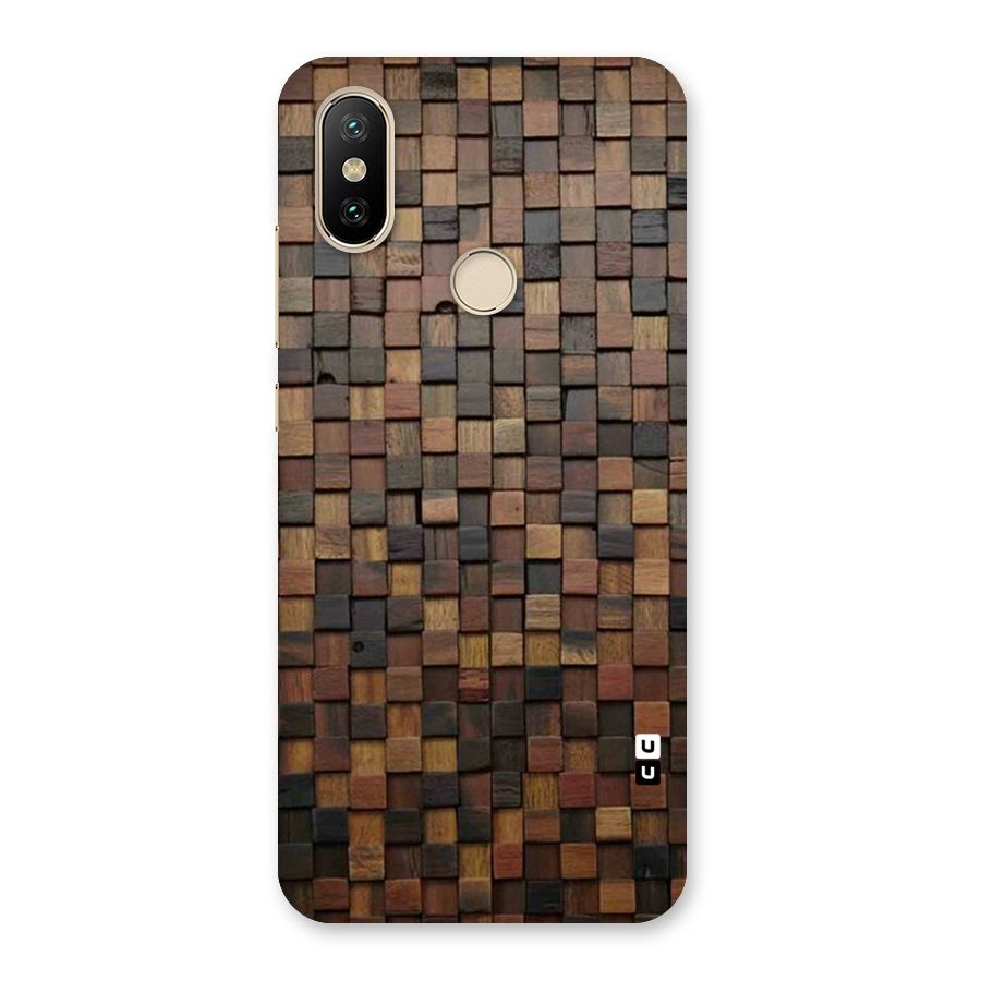Blocks Of Wood Back Case for Mi A2