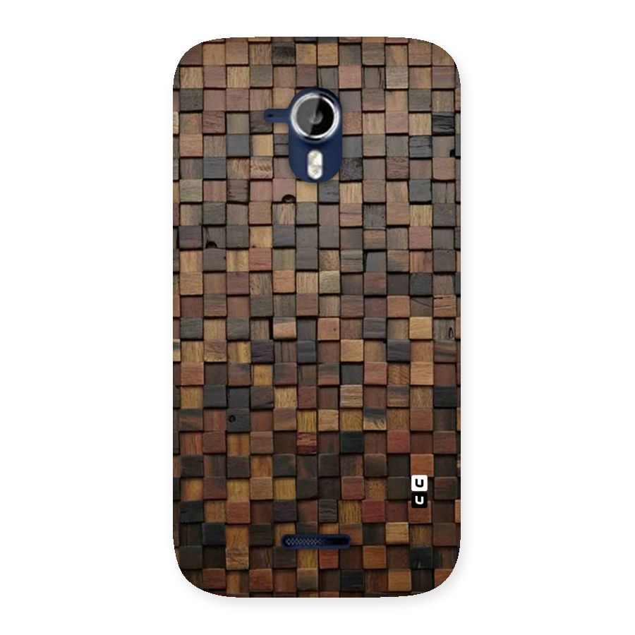 Blocks Of Wood Back Case for Micromax Canvas Magnus A117
