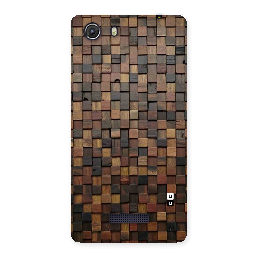 Blocks Of Wood Back Case for Micromax Unite 3