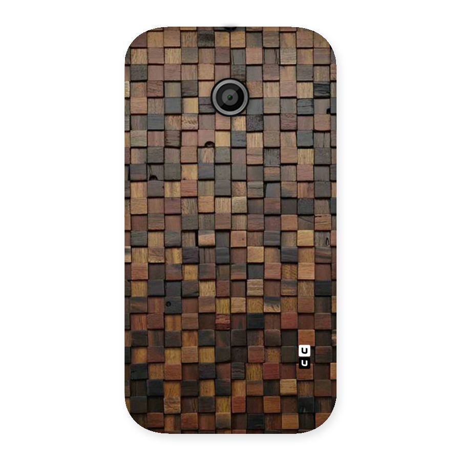 Blocks Of Wood Back Case for Moto E