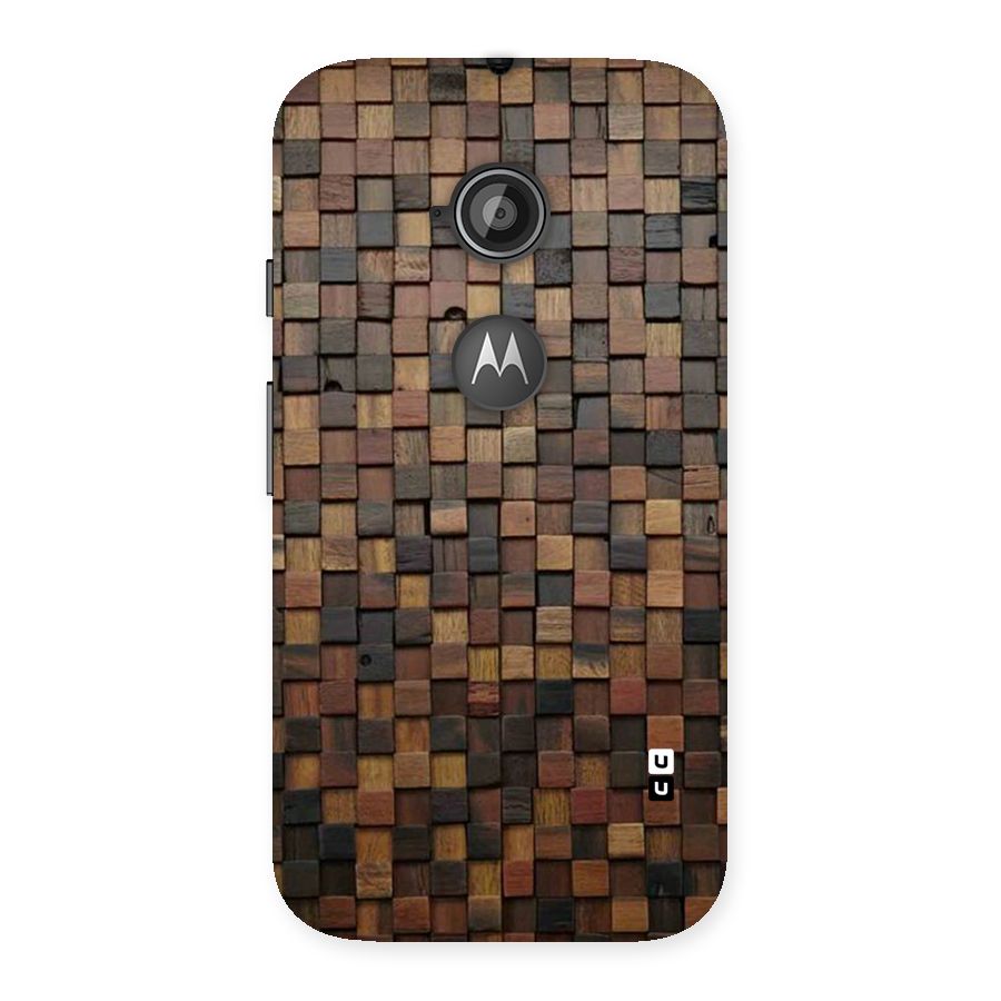 Blocks Of Wood Back Case for Moto E 2nd Gen