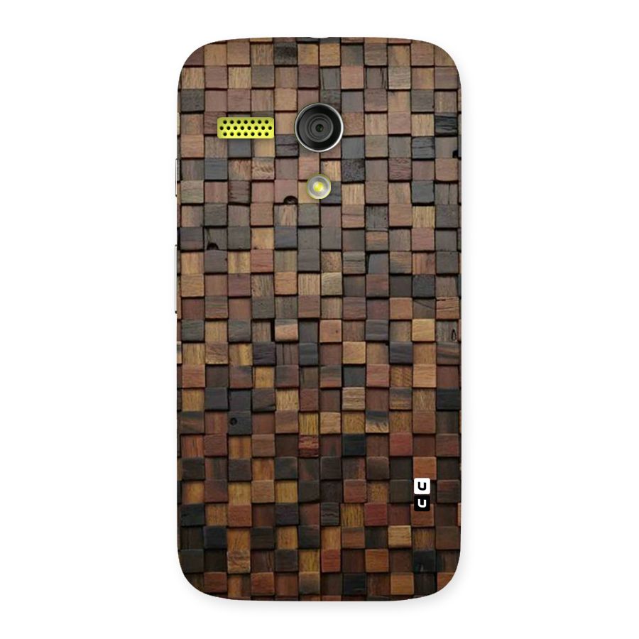 Blocks Of Wood Back Case for Moto G