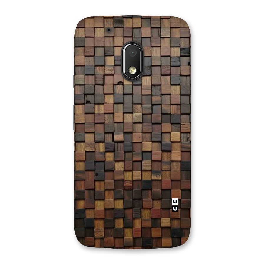 Blocks Of Wood Back Case for Moto G4 Play