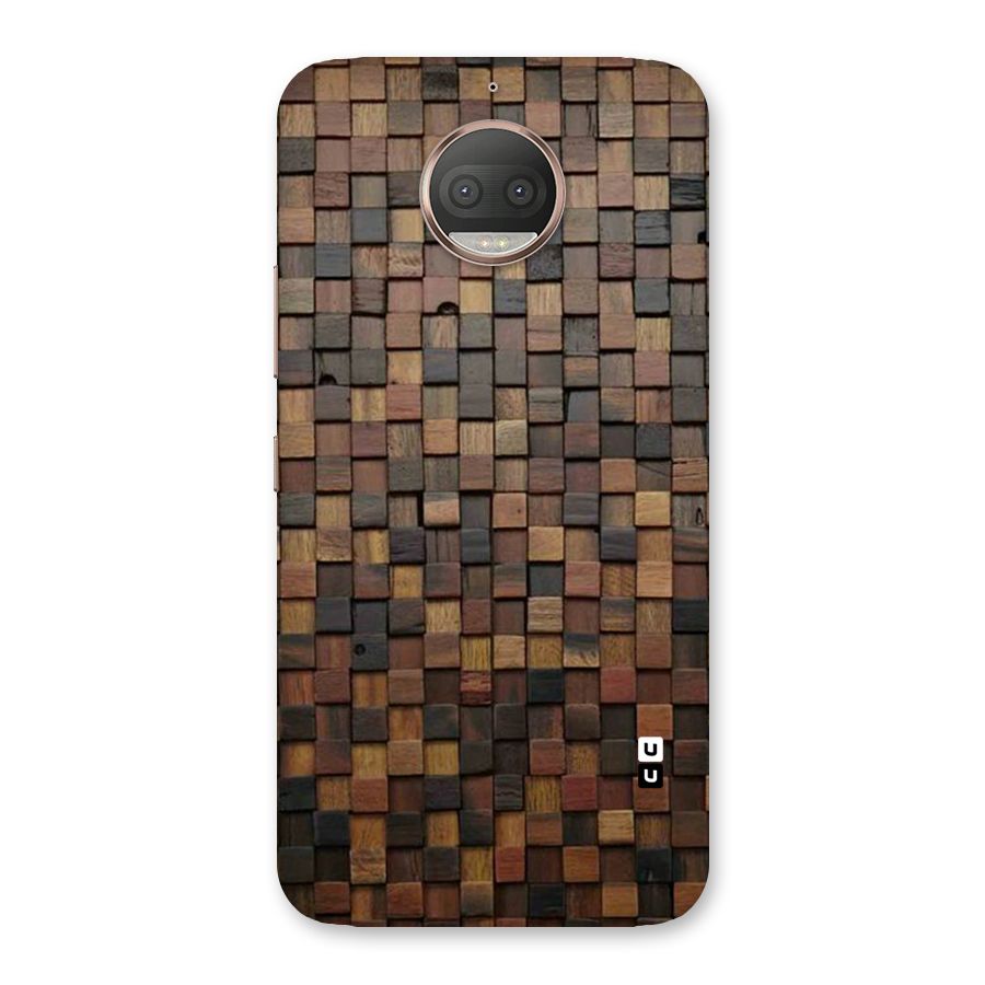 Blocks Of Wood Back Case for Moto G5s Plus