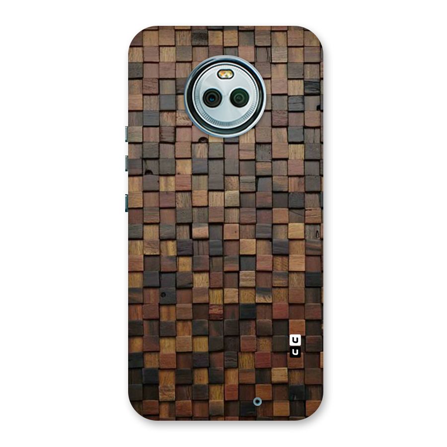 Blocks Of Wood Back Case for Moto X4