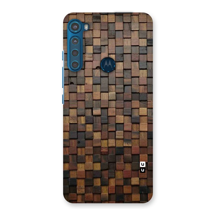 Blocks Of Wood Back Case for Motorola One Fusion Plus