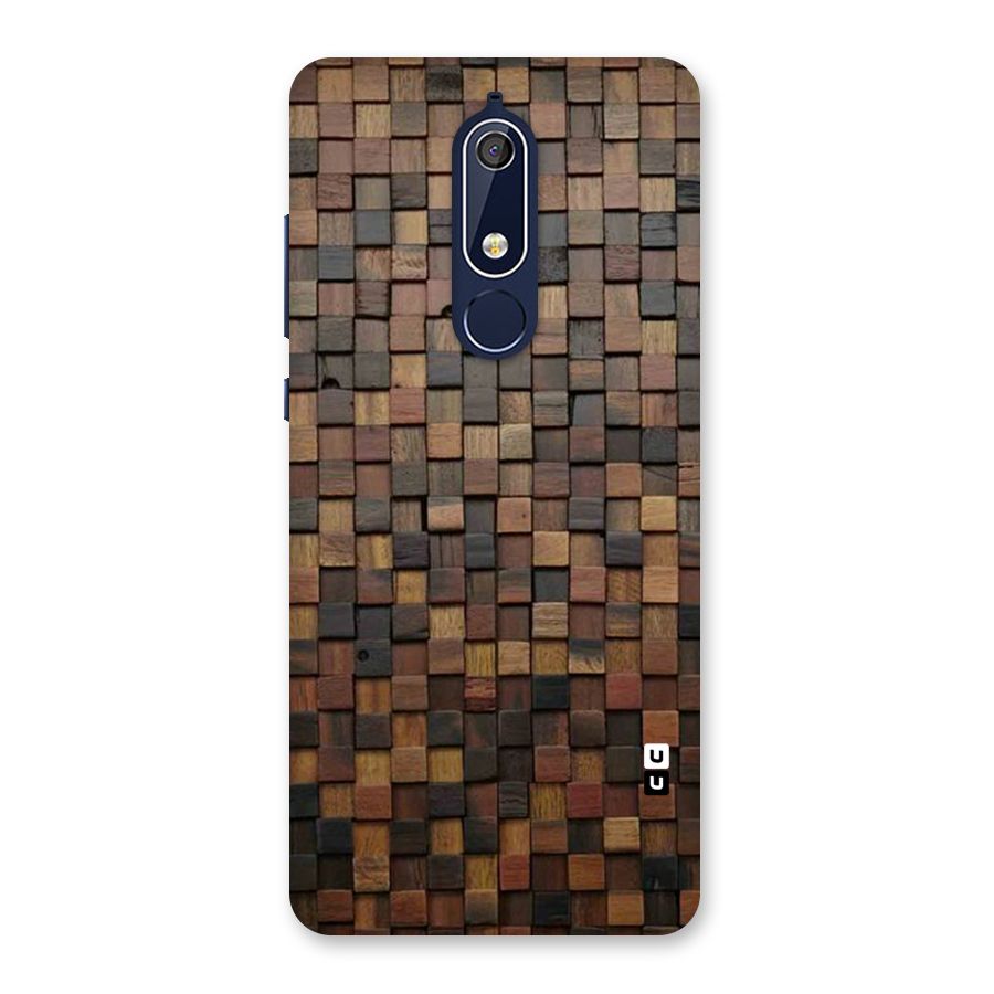 Blocks Of Wood Back Case for Nokia 5.1